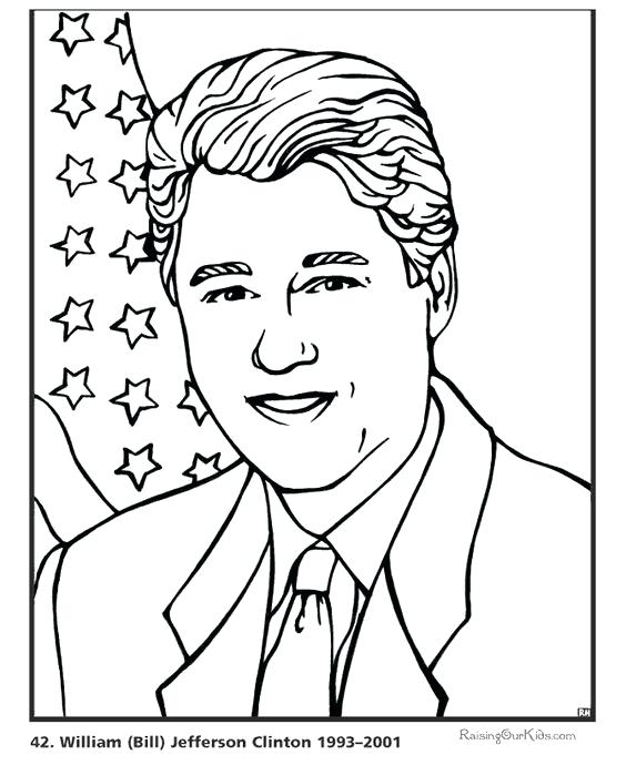 564x690 George W Bush Coloring Page W Bush Coloring Page Free W Bush