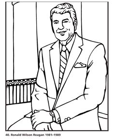 236x288 Coloring Page 43 George W. Bush Holidays School