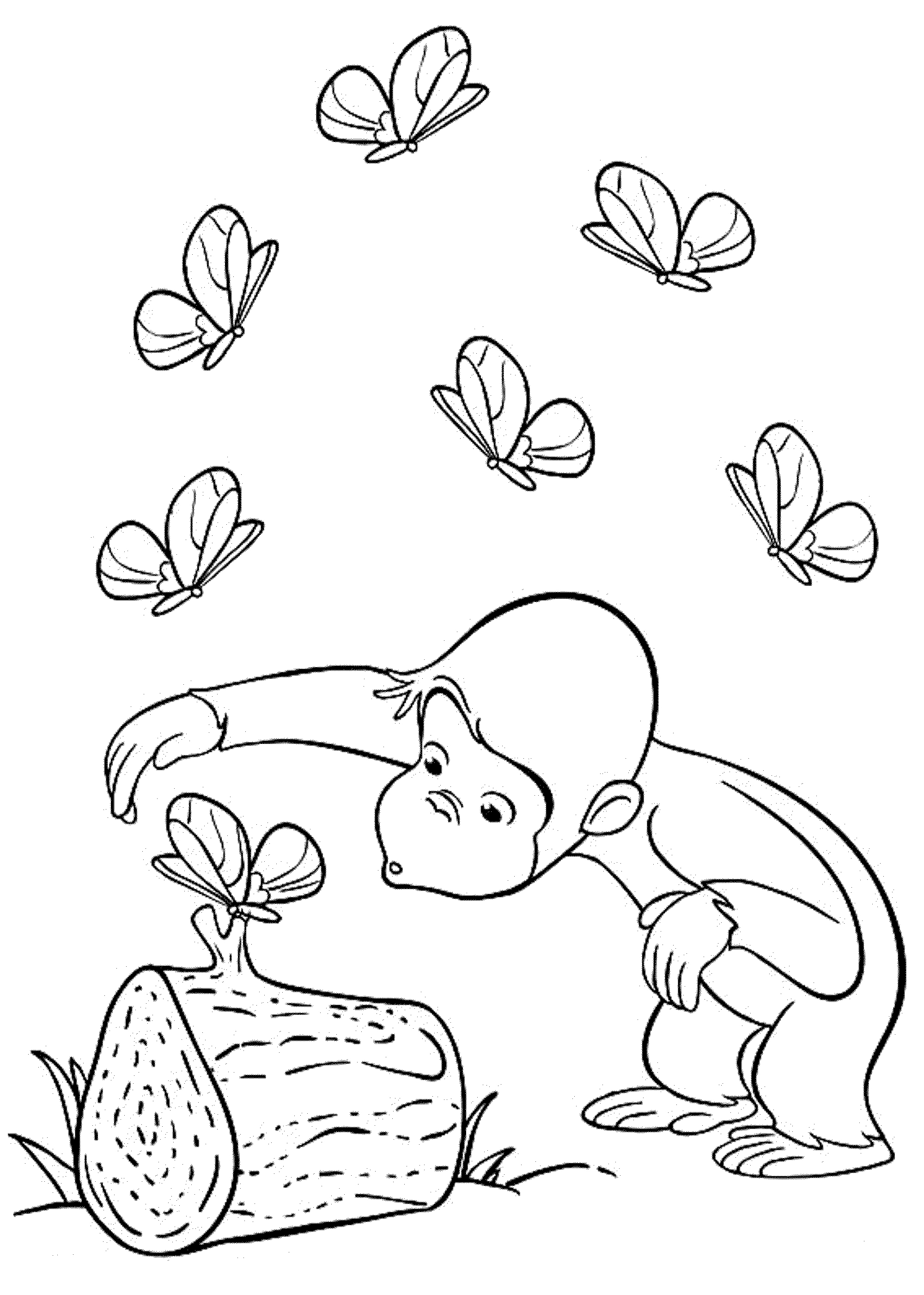 2000x2801 Curious George Coloring Page Fresh Curious George Coloring Pages