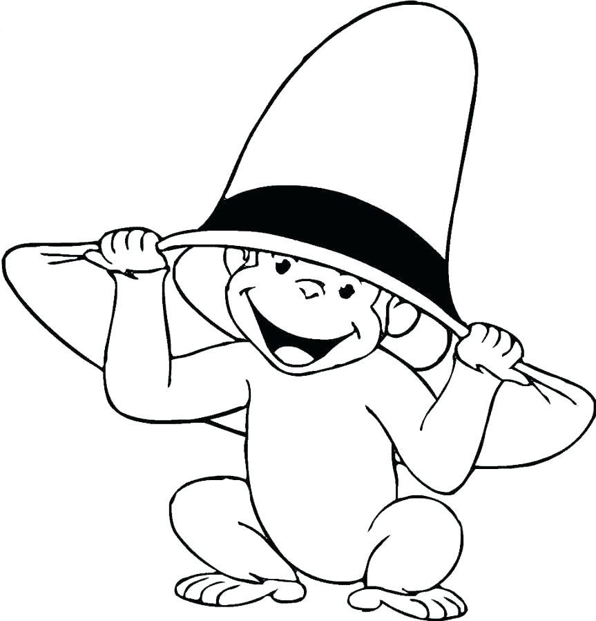 863x899 Curious George Coloring Book Curious Coloring Pages Curious Epic