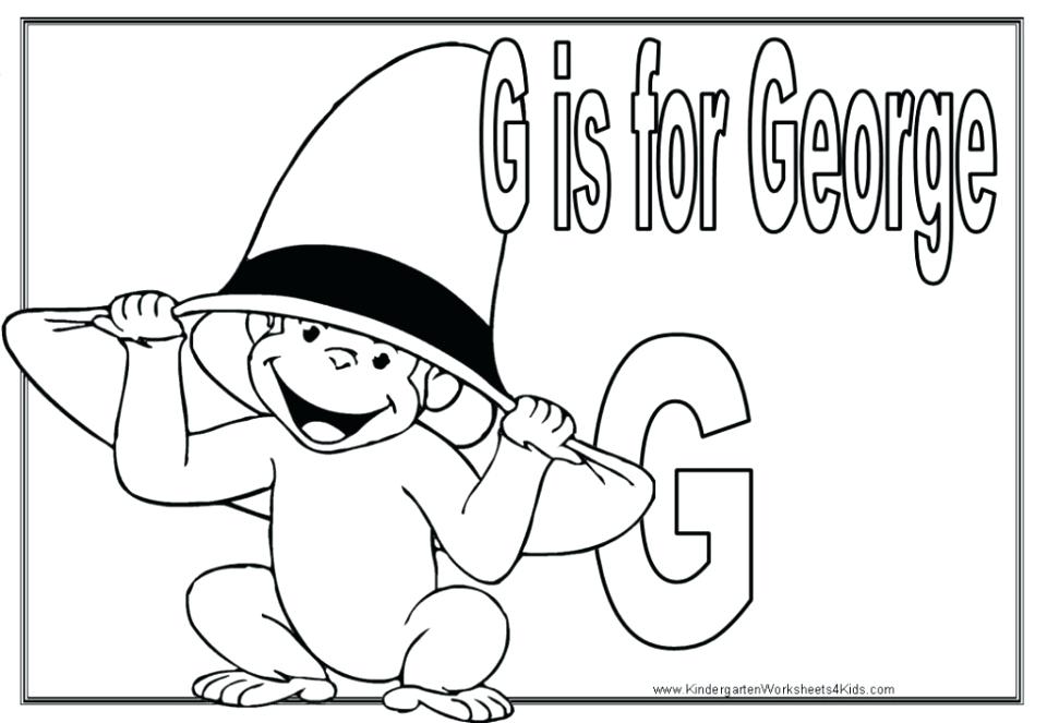 960x663 George Coloring Pages Marvelous Curious Coloring Page For Coloring