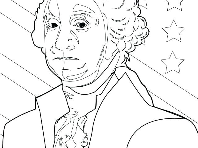 George Washington Carver Coloring Page