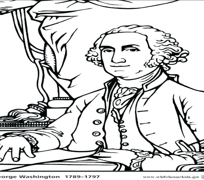 678x600 Coloring Sheet Coloring Page Coloring Sheet Free George Washington