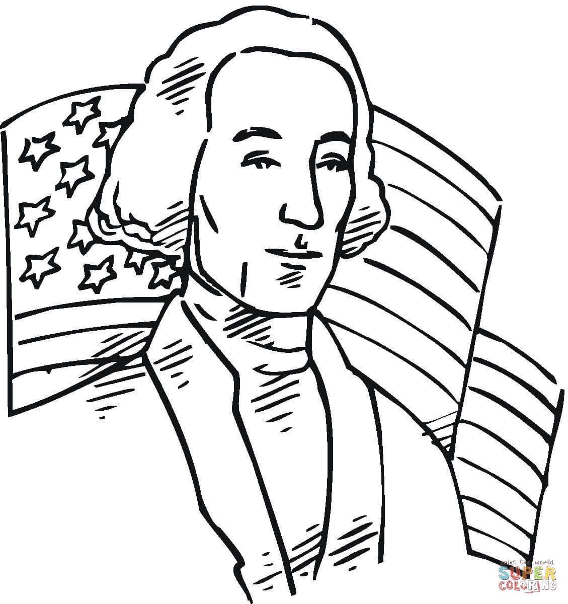 1129x1200 George Washington Coloring Page 36 With George Washington Coloring