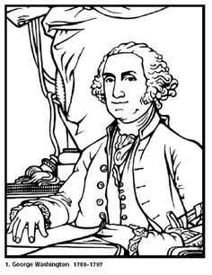 236x306 Printable President George Washington Coloring Page And Biography