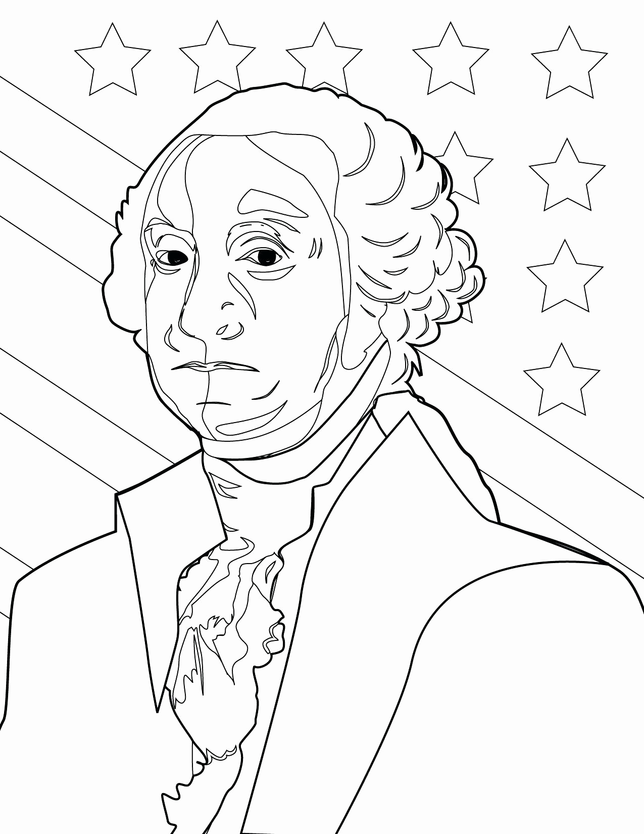 1275x1650 12 Elegant Of George Washington Coloring Pages Printable Stock