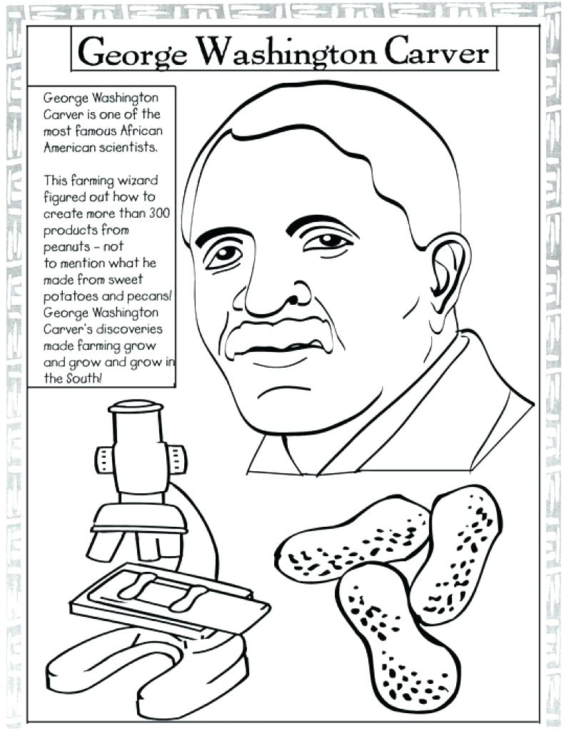 790x1024 Coloring Pages ~ George Washington Coloring Page Carver Free