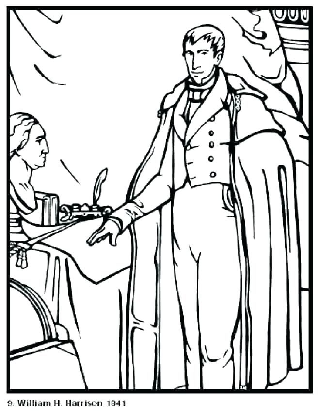 658x861 George Washington Coloring Pages Grandmaman.site
