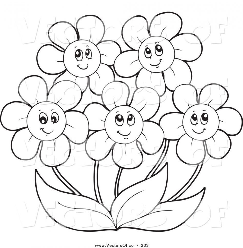 948x967 Daisy Coloring Pages