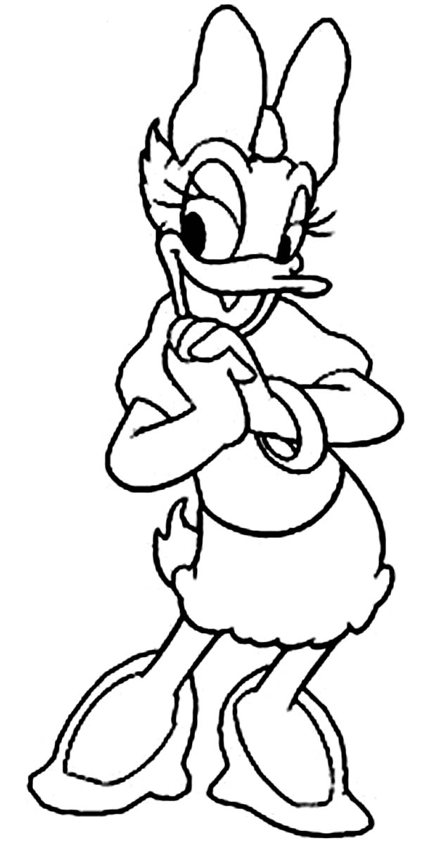 600x1200 Dorable Daisy Coloring Pages To Print Adornment
