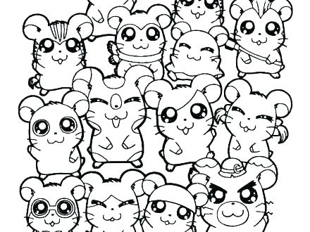 440x330 Coloring Gerbil Coloring Pages Hamster For May Printable. Gerbil