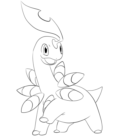 434x480 Click To See Printable Version Of Bayleef Coloring Page Lineart