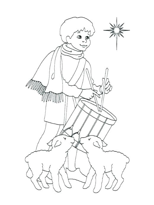 520x693 Drawn Shepherd Coloring Page Pencil And In Color Drawn Drawn
