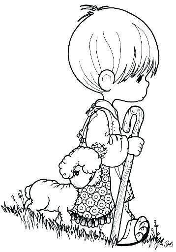 358x512 German Shepherd Christmas Coloring Pages The Lord Is My Page Bible