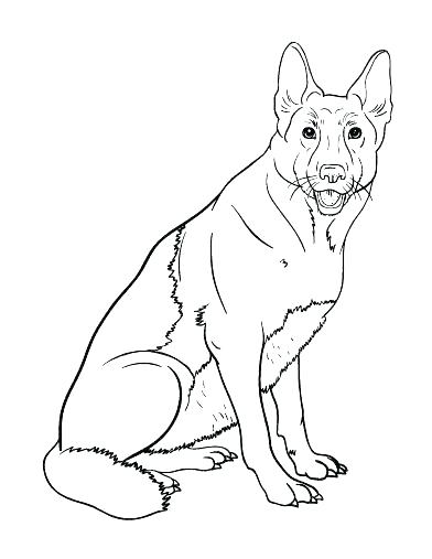 392x507 Germany Flag Coloring Page