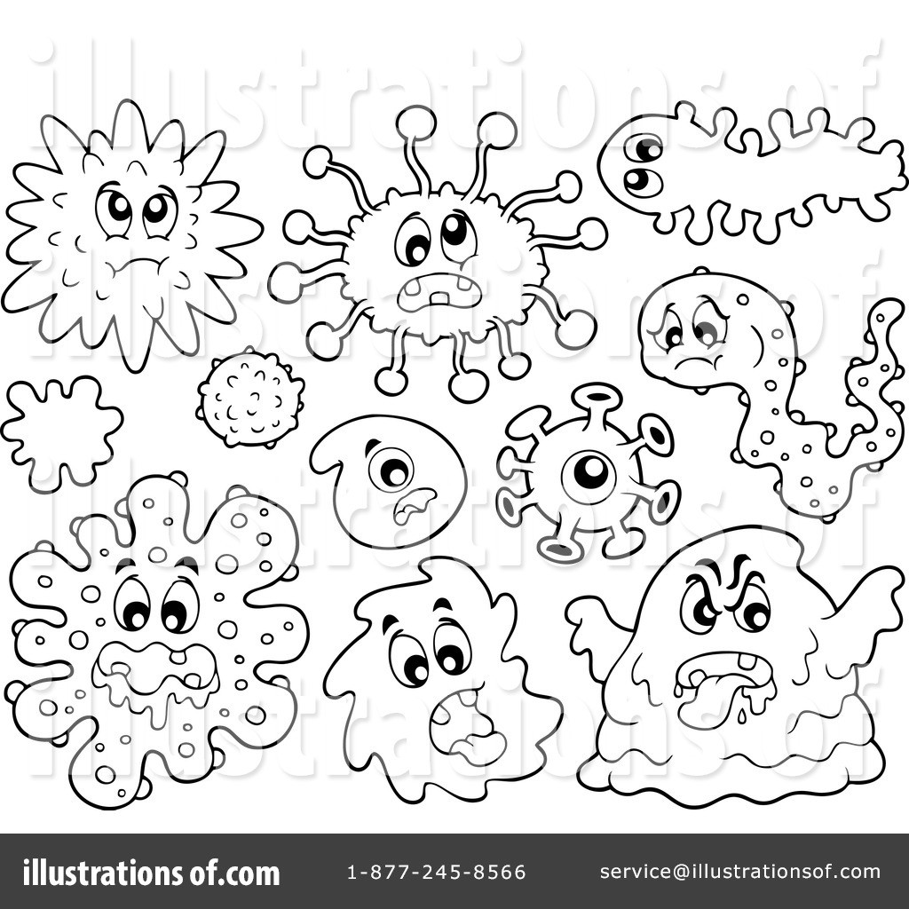 1024x1024 Germs Coloring Pages Get Bubbles