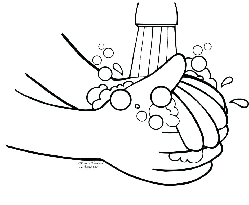 940x774 Handwashing Coloring Pages Hand Washing Coloring Page Best