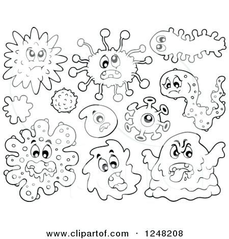 450x470 Germ Coloring Page Germs Coloring Page Coloring Pages Characters
