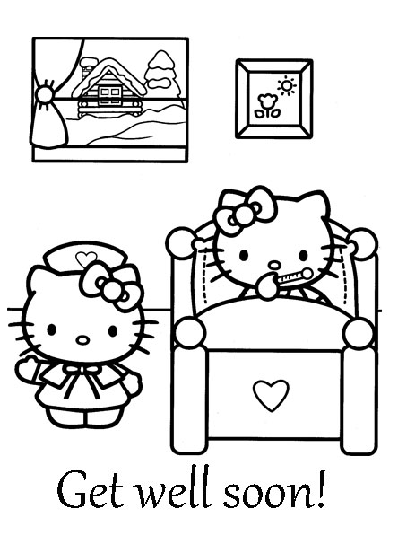 444x596 Get Well Soon Coloring Pages 2324153