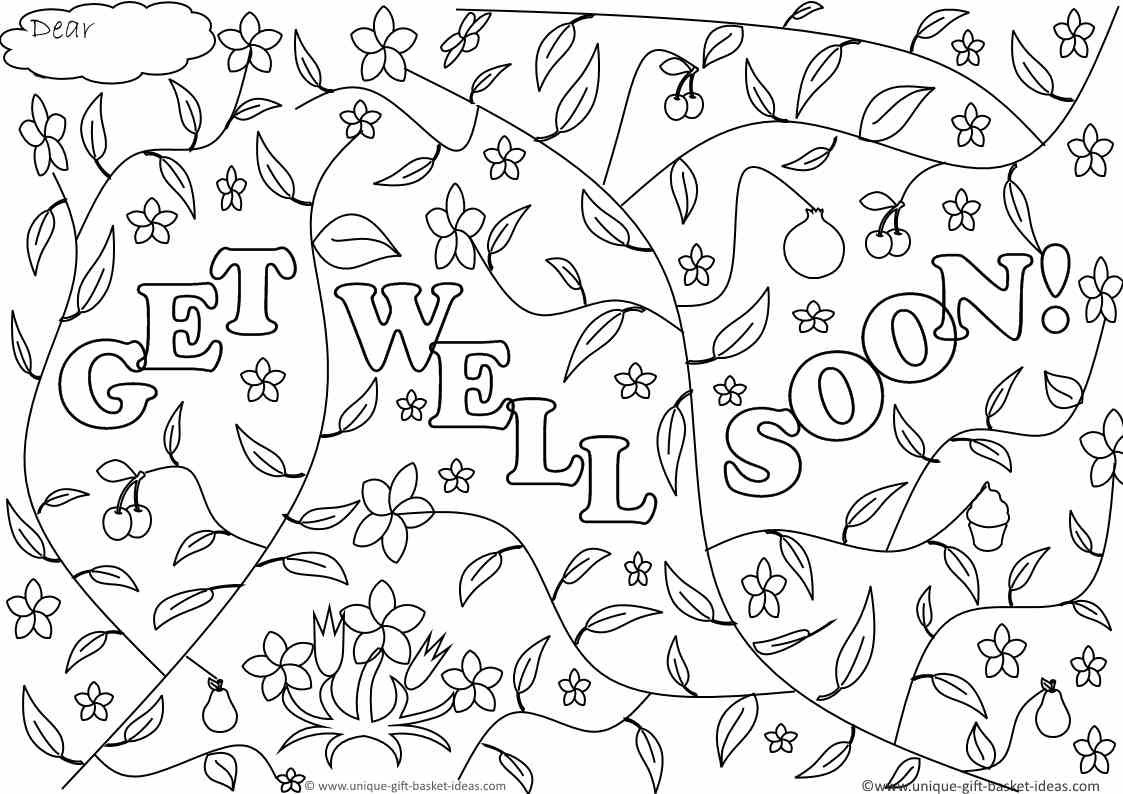 1123x794 Get Well Coloring Pages Ahsmaievideoproduction Feel Better