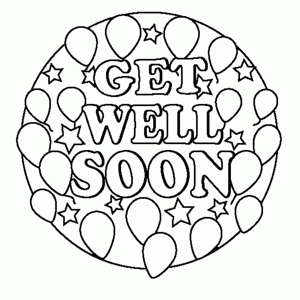 1024x1024 Get Well Coloring Pages