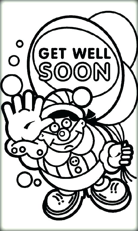 457x762 Get Well Soon Printable Card