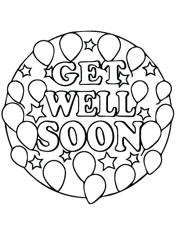 595x842 Feel Better Coloring Pages Colouring Page Get Well Soon Grandpa