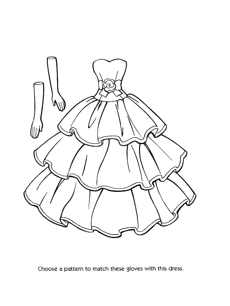 736x981 Dress Up Coloring Pages