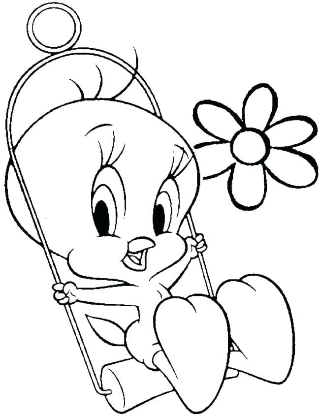 650x845 Coloring Pages Of People Bird Swing To C