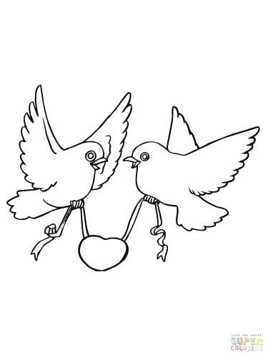 375x500 Coloring Love Bird Coloring Pages Birds X For Kids Animals. Love