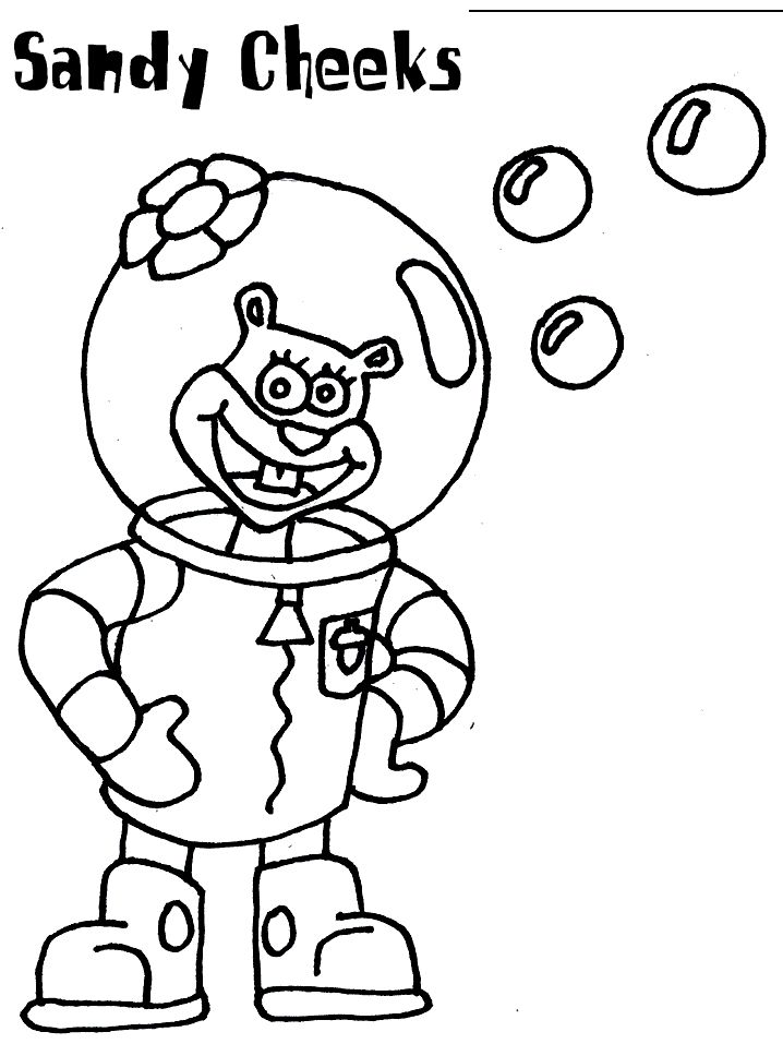 Ghetto Spongebob Coloring Pages