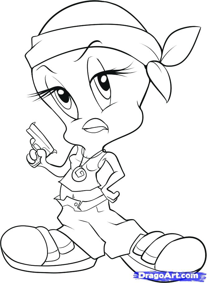 665x908 Cartoon Gangster Coloring Sheets