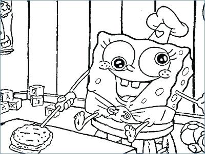 400x302 Spongebob Coloring Page D Coloring Pages Preschool Letter D