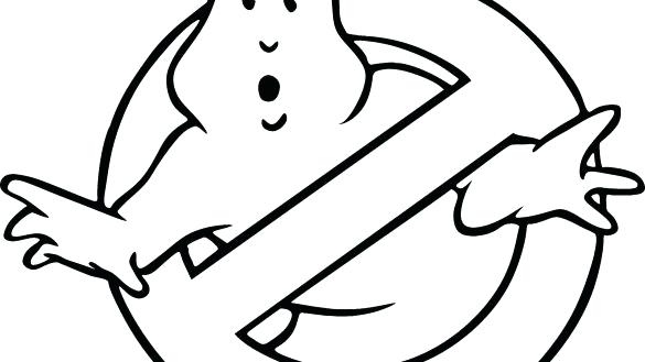 585x329 Ghost Color Coloring Pages Ghost Busters Logo Vinyl Decal Graphic