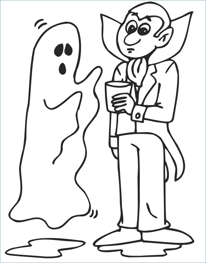 700x894 Free Halloween Coloring Pages Ghost
