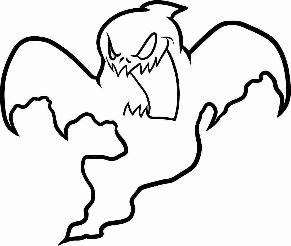 1111x941 Free Printable Ghost Coloring Pages For Kids Fair Olegratiy