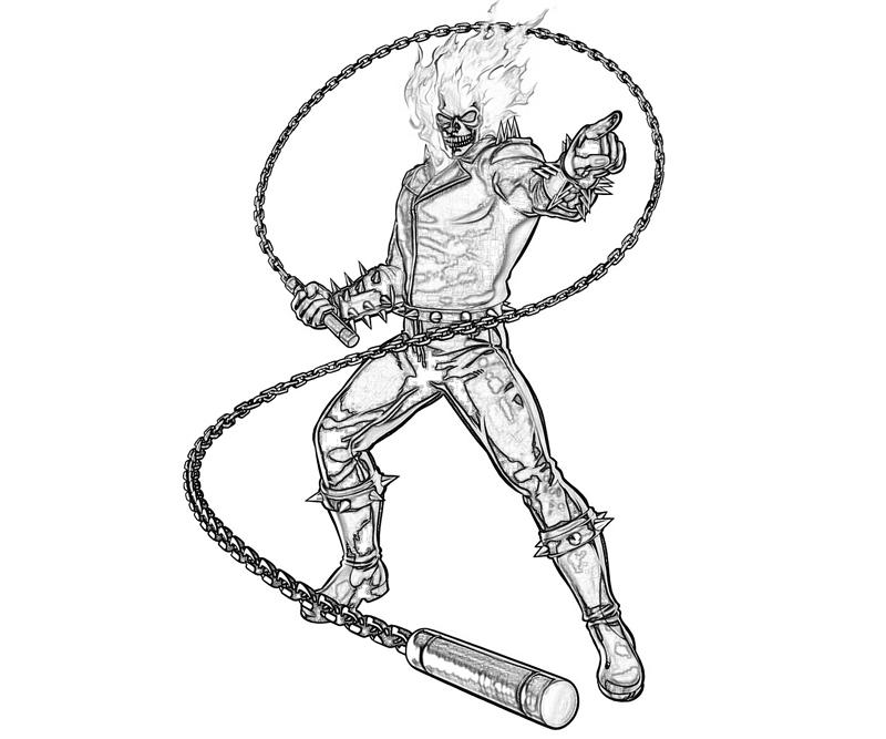 800x667 Ghost Rider Coloring Pages To Download And Print For Free