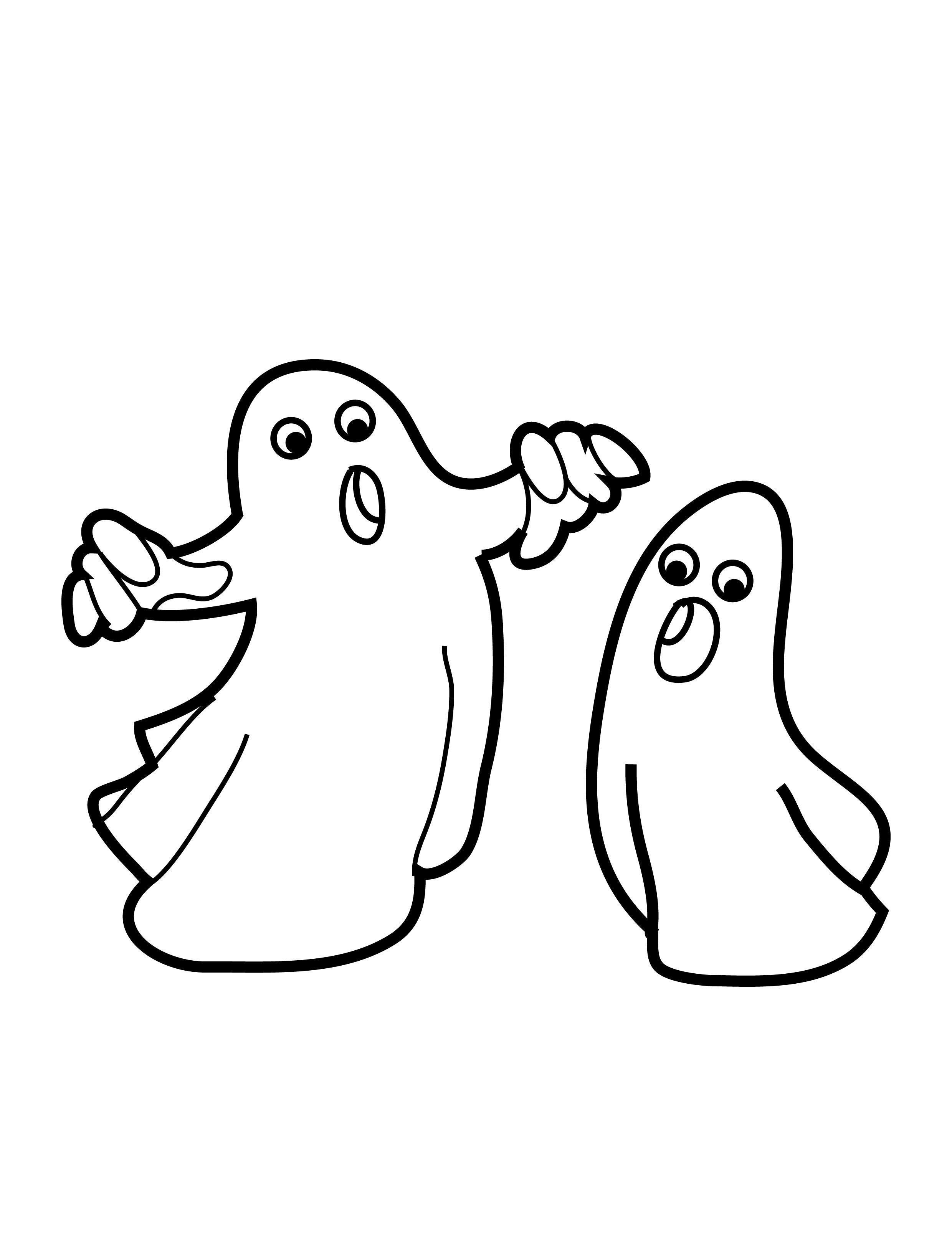 2480x3223 Halloween Ghost Coloring Pages For Kids Beautiful Cute