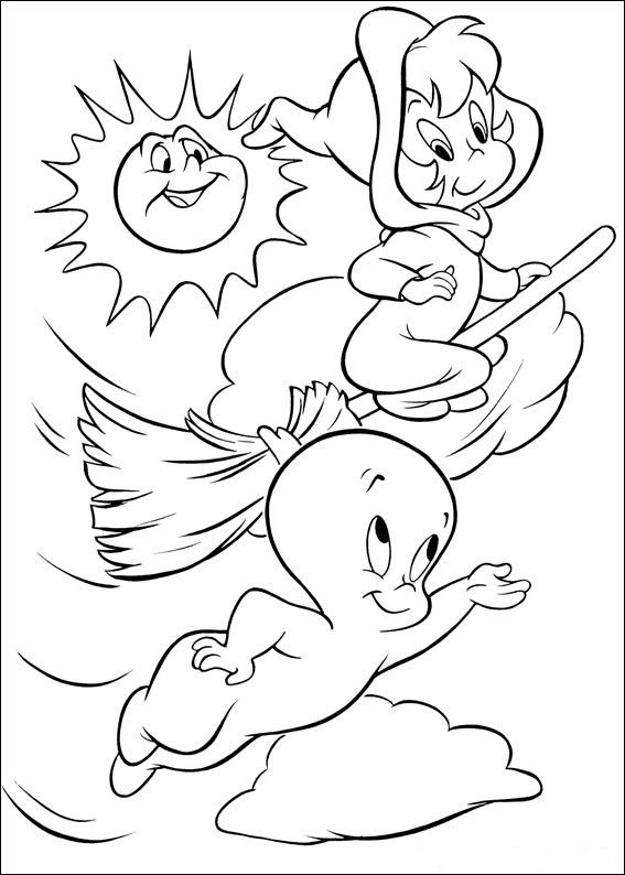 567x794 Casper The Friendly Ghost Halloween Worksheets For Kids Casper