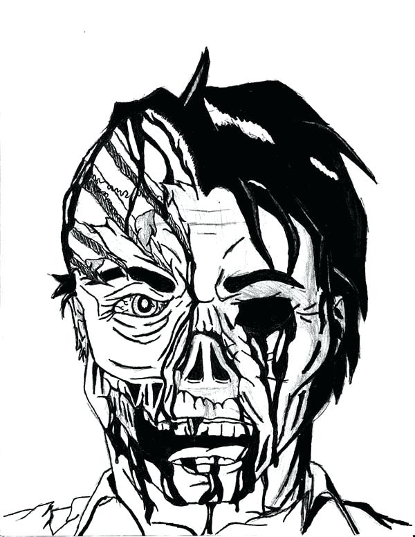 600x776 Spooky Ghost Coloring Pages Fun For Kids During The Holiday Season