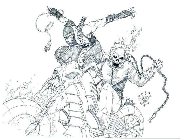 618x476 Ghost Rider Coloring Page Rider Coloring Pages Free Printable