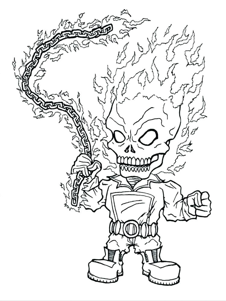 750x1000 Ghost Rider Coloring Pages Knight Rider Coloring Pages Ghost Rider