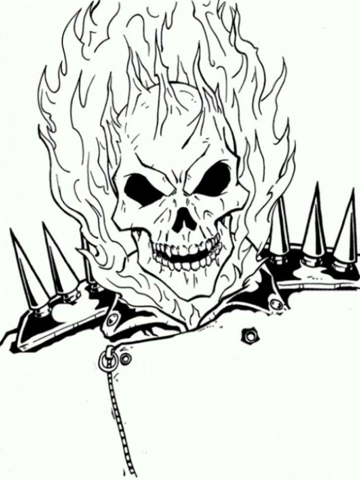 728x971 Chibi Ghost Rider Coloring Pages Best Of Ghost Rider Coloring