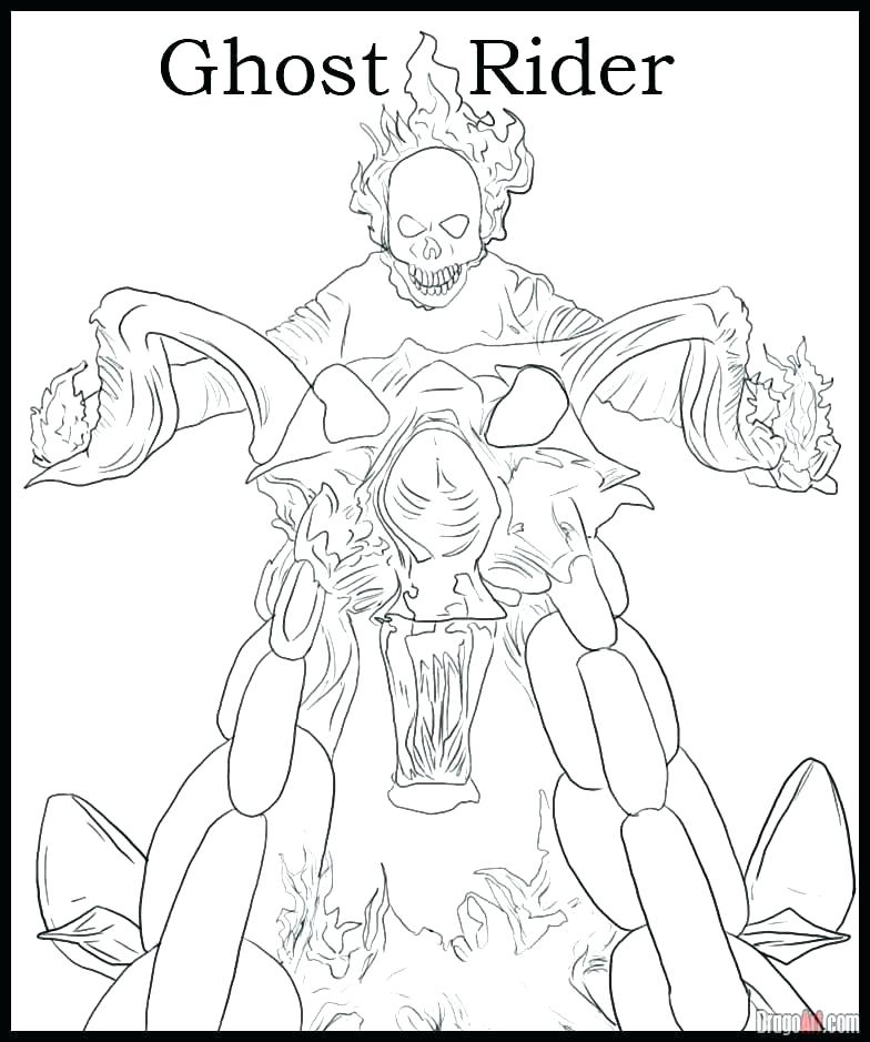 784x939 Ghost Rider Coloring Page Shippa.co