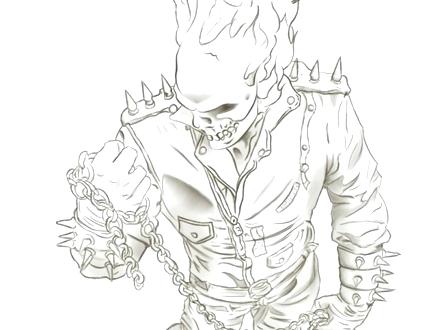 440x330 Free Printable Ghost Rider Coloring Pages Images Free Ghost Rider