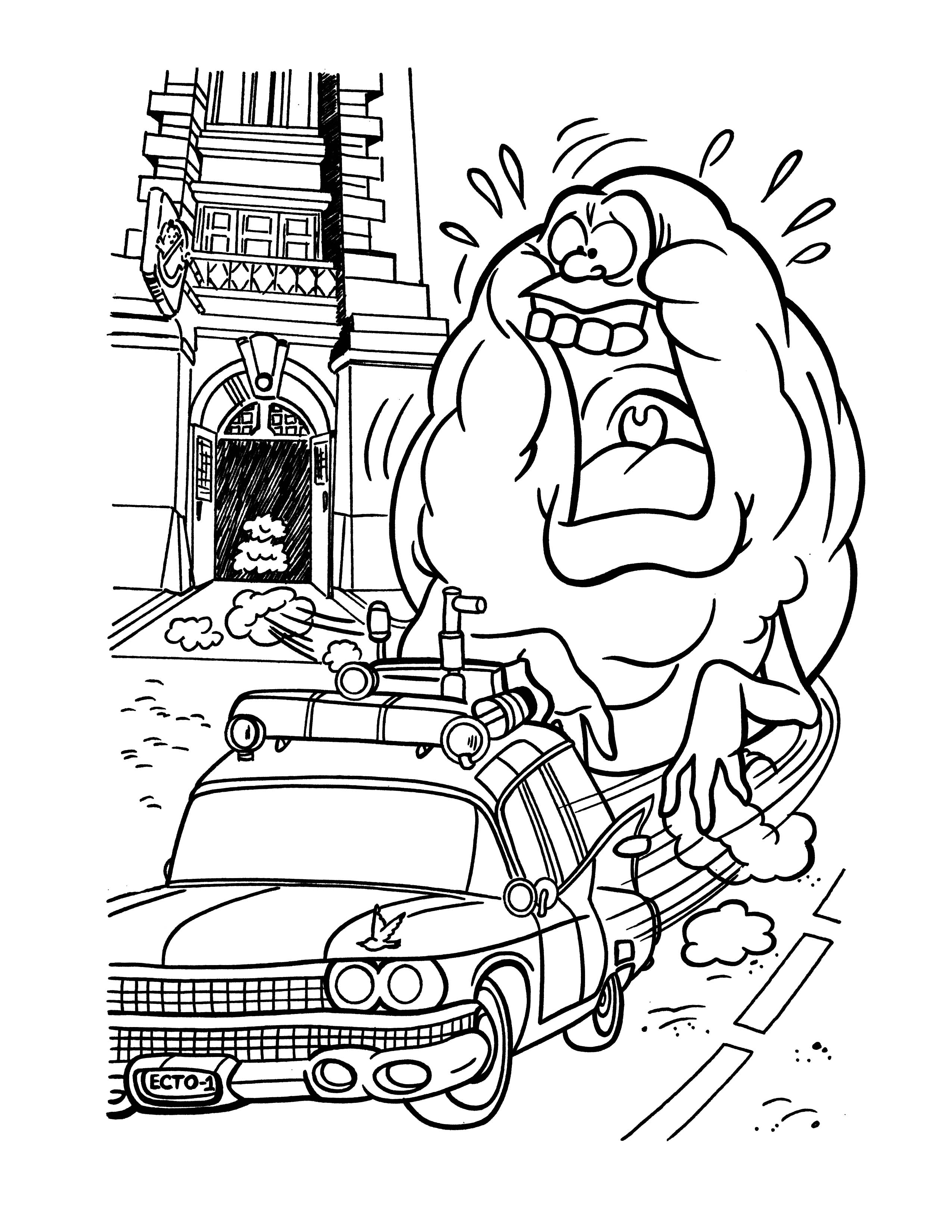 2550x3300 Ghostbusters Coloring Pages