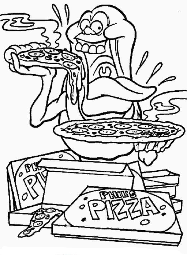 600x817 Ghostbusters Coloring Pages 10