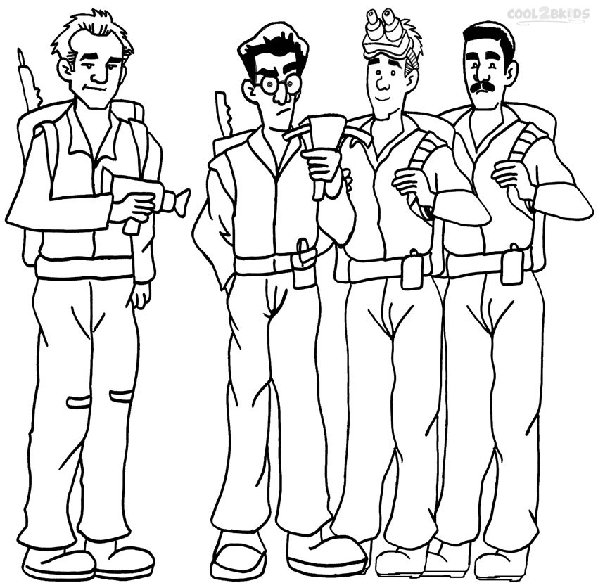 850x829 Printable Ghostbusters Coloring Pages For Kids Cool2bkids