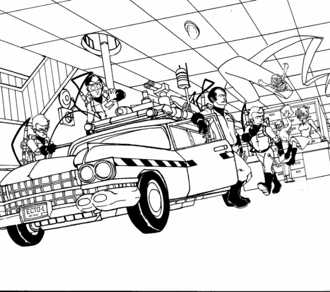 678x600 Outstanding Ghostbusters Coloring Book Picture Collection
