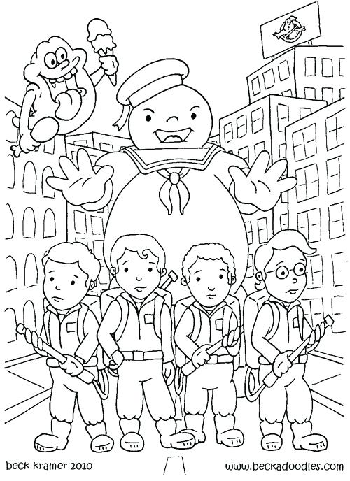 500x688 Ghostbuster Coloring Pages Colouring Pages Real Ghostbusters
